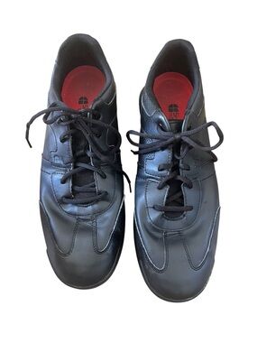 Shoes For Crews 'Old School Low' Men’s Slip Resistant Work Shoes Black Size 15